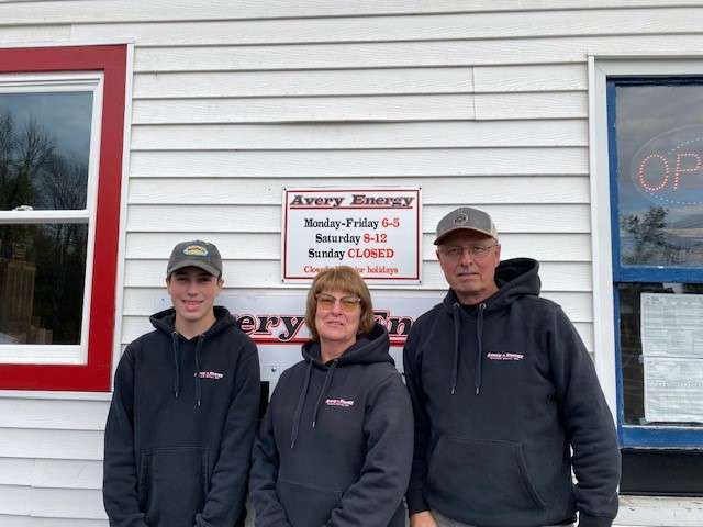 Avery Energy employees in front of office